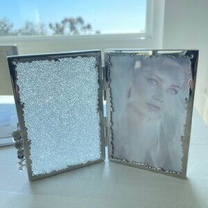 SWAROVSKI CRYSTALLINE PICTURE FRAME #949722 4 X 6 PREOWNED - NO BOX